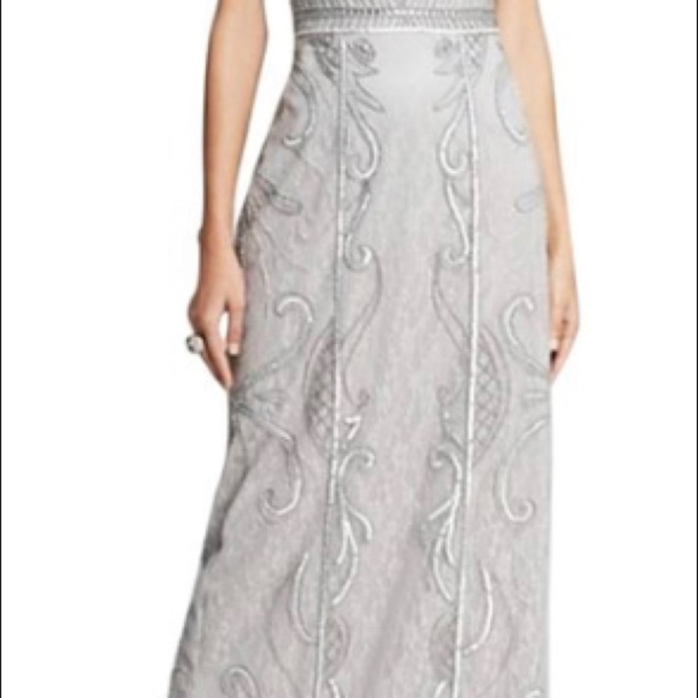 Sue Wong Platinum Gown